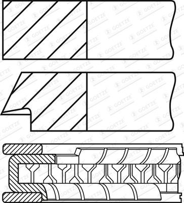  WG2171364 WILMINK GROUP Комплект поршневых колец