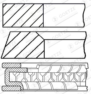  WG1150863 WILMINK GROUP Комплект поршневых колец