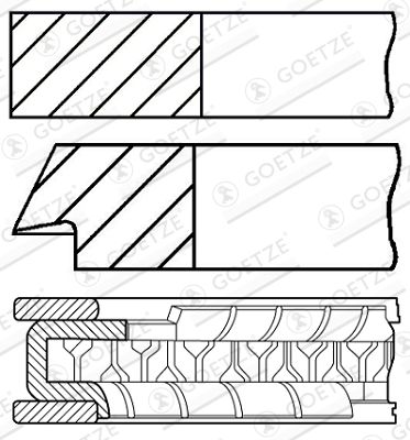  WG1096436 WILMINK GROUP Комплект поршневых колец