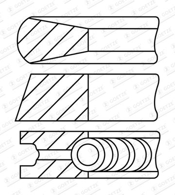  WG2171348 WILMINK GROUP Комплект поршневых колец