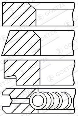  WG1096280 WILMINK GROUP Комплект поршневых колец