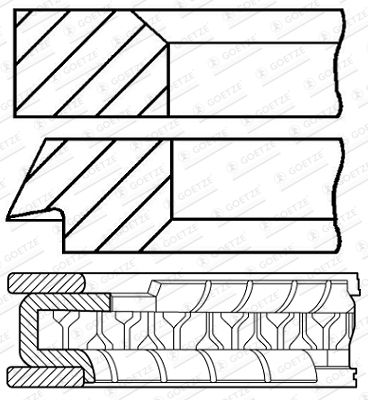  WG2046376 WILMINK GROUP Комплект поршневых колец