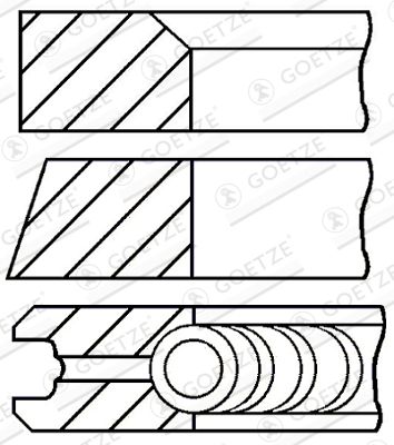  WG1096380 WILMINK GROUP Комплект поршневых колец