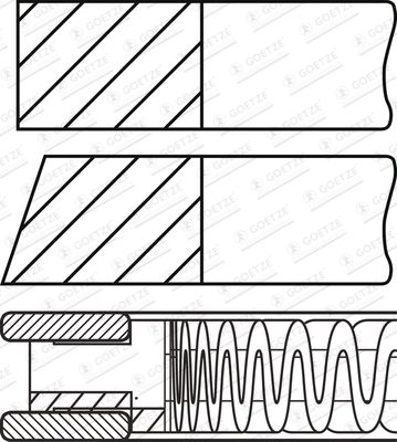  WG1938983 WILMINK GROUP Комплект поршневых колец