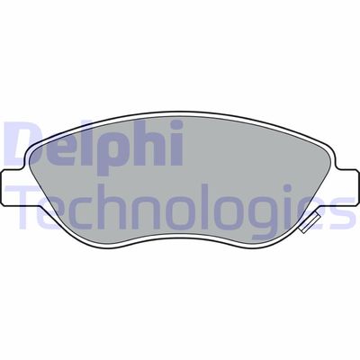 LP3360 DELPHI Комплект тормозных колодок, дисковый тормоз