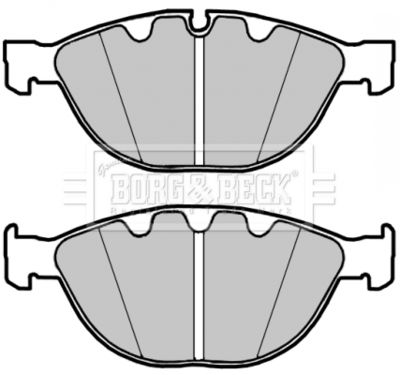 BBP2264 BORG & BECK Комплект тормозных колодок, дисковый тормоз