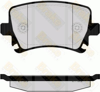 PA1560 Brake ENGINEERING Комплект тормозных колодок, дисковый тормоз