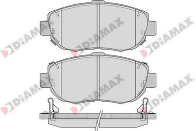 N09299 DIAMAX Комплект тормозных колодок, дисковый тормоз