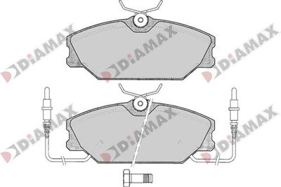 N09792 DIAMAX Комплект тормозных колодок, дисковый тормоз