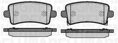 363916060690 MAGNETI MARELLI Комплект тормозных колодок, дисковый тормоз