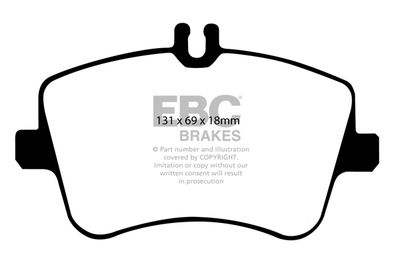 DP31365C EBC Brakes Комплект тормозных колодок, дисковый тормоз