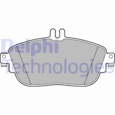 LP2441 DELPHI Комплект тормозных колодок, дисковый тормоз