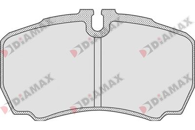 N09036 DIAMAX Комплект тормозных колодок, дисковый тормоз