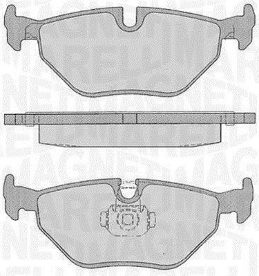 363916060157 MAGNETI MARELLI Комплект тормозных колодок, дисковый тормоз