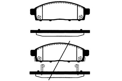 RA09751 RAICAM Комплект тормозных колодок, дисковый тормоз