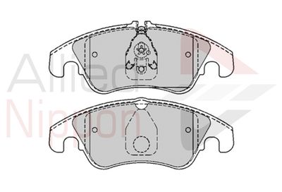ADB01789 COMLINE Комплект тормозных колодок, дисковый тормоз