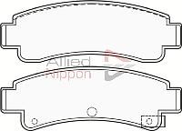 ADB3970 COMLINE Комплект тормозных колодок, дисковый тормоз