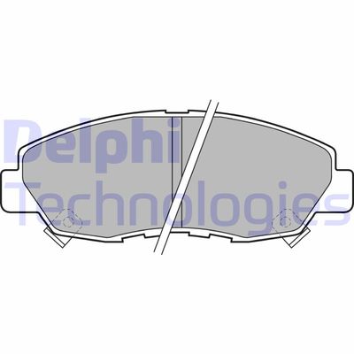 LP1449 DELPHI Комплект тормозных колодок, дисковый тормоз