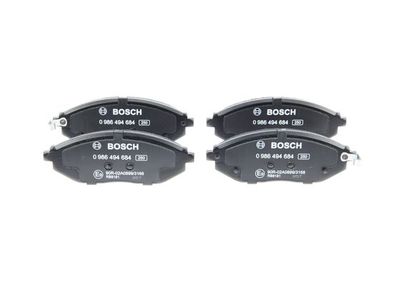 0986494684 BOSCH Комплект тормозных колодок, дисковый тормоз