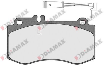 N09501A DIAMAX Комплект тормозных колодок, дисковый тормоз