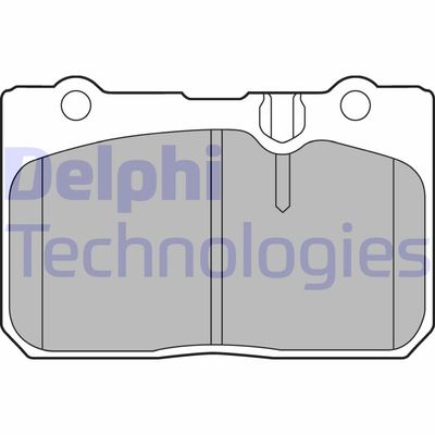 LP1460 DELPHI Комплект тормозных колодок, дисковый тормоз