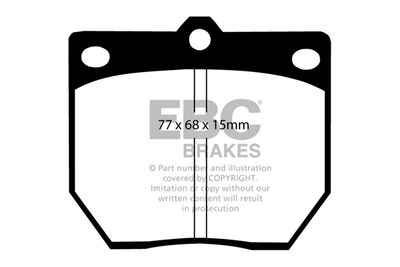 DP2273 EBC Brakes Комплект тормозных колодок, дисковый тормоз