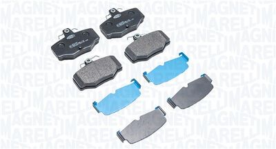 363916060345 MAGNETI MARELLI Комплект тормозных колодок, дисковый тормоз