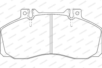 WBP29835A WAGNER Комплект тормозных колодок, дисковый тормоз
