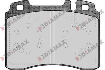 N09799 DIAMAX Комплект тормозных колодок, дисковый тормоз