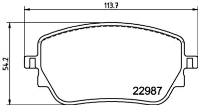 PCP1716 DON Комплект тормозных колодок, дисковый тормоз