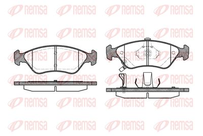 064802 REMSA Комплект тормозных колодок, дисковый тормоз