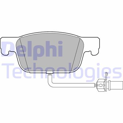 LP3219 DELPHI Комплект тормозных колодок, дисковый тормоз