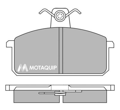 LVXL278 MOTAQUIP Комплект тормозных колодок, дисковый тормоз