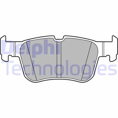 LP3151 DELPHI Комплект тормозных колодок, дисковый тормоз