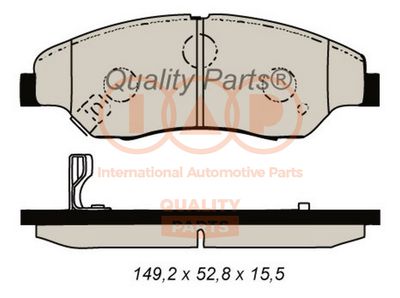 70421021 IAP QUALITY PARTS Комплект тормозных колодок, дисковый тормоз