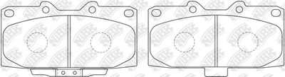 PN7463 NiBK Комплект тормозных колодок, дисковый тормоз