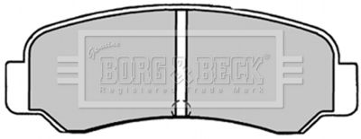 BBP1231 BORG & BECK Комплект тормозных колодок, дисковый тормоз