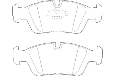 2135128 Omnicraft Комплект тормозных колодок, дисковый тормоз