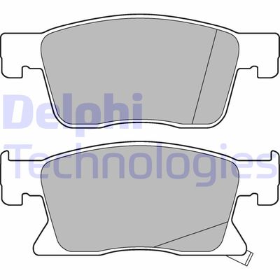 LP3237 DELPHI Комплект тормозных колодок, дисковый тормоз