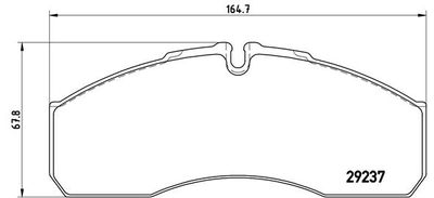 P50083 BREMBO Комплект тормозных колодок, дисковый тормоз