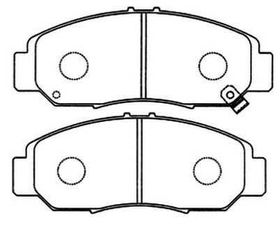 AKDC8465 ASVA Комплект тормозных колодок, дисковый тормоз