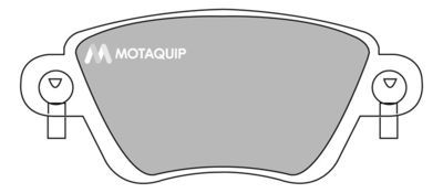 LVXL997 MOTAQUIP Комплект тормозных колодок, дисковый тормоз