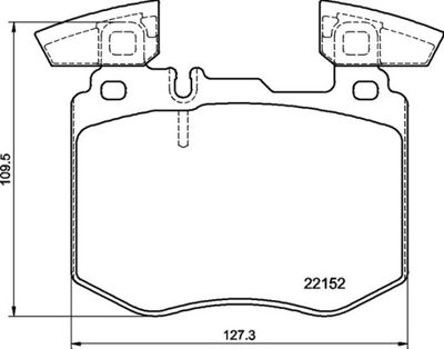 P50159 BREMBO Комплект тормозных колодок, дисковый тормоз