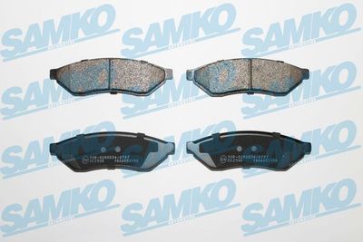 5SP1198 SAMKO Комплект тормозных колодок, дисковый тормоз