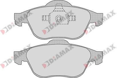 N09037 DIAMAX Комплект тормозных колодок, дисковый тормоз