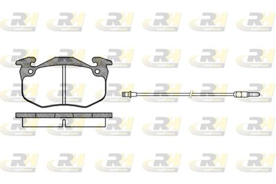 214442 ROADHOUSE Комплект тормозных колодок, дисковый тормоз