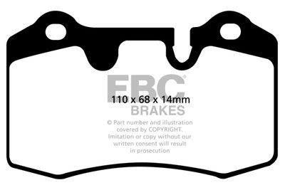 DP31909C EBC Brakes Комплект тормозных колодок, дисковый тормоз