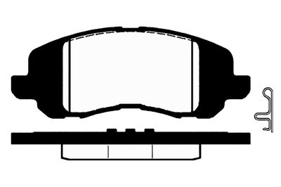 RA10560 RAICAM Комплект тормозных колодок, дисковый тормоз