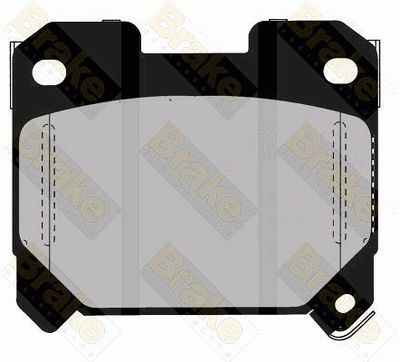 PA1407 Brake ENGINEERING Комплект тормозных колодок, дисковый тормоз