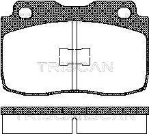 811015130 TRISCAN Комплект тормозных колодок, дисковый тормоз